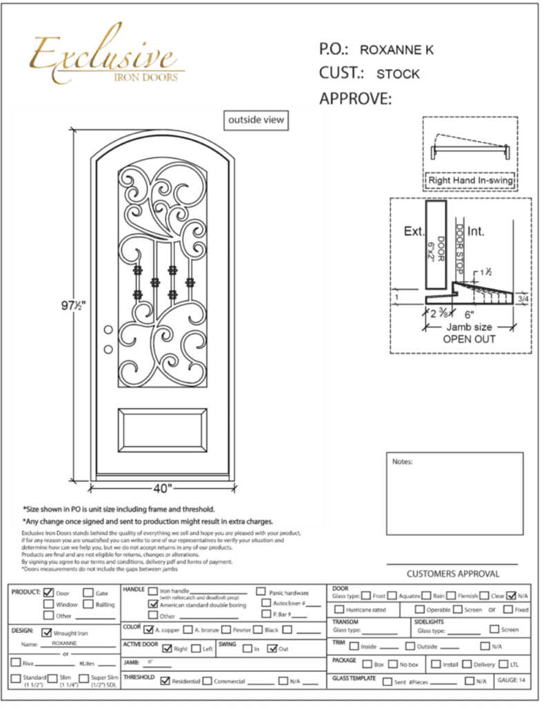 Roxane stock 40 x 97 1222