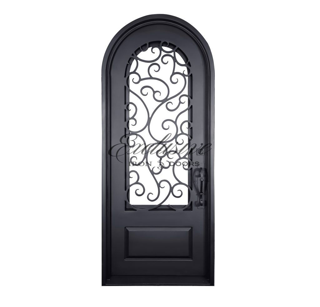 Juliette single round iron door