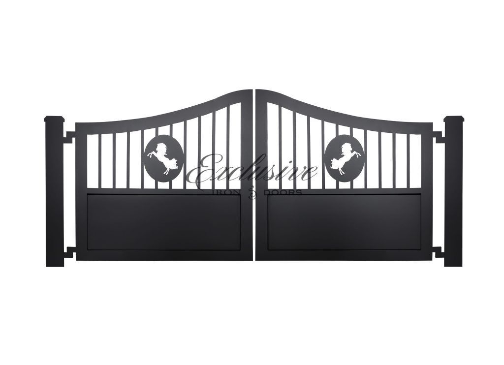 Saddlewood iron gate